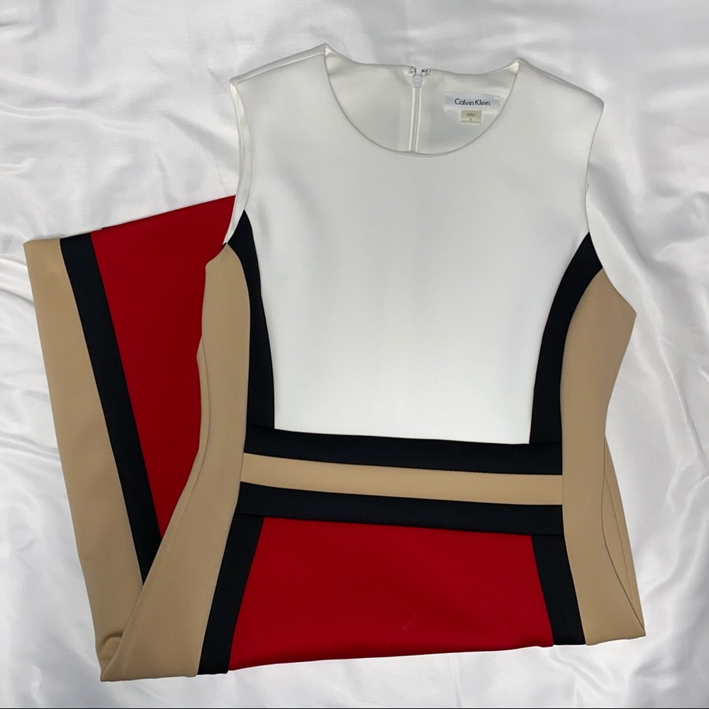 Calvin Klein Form Fitting Midi Dress